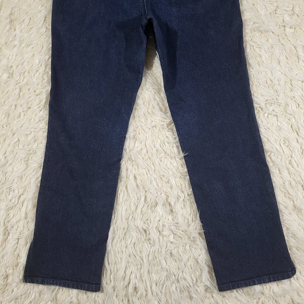 Lauren Jeans Co. by Ralph Lauren Classic Straight Leg Denim Jeans - Size 12 - Picture 13 of 13